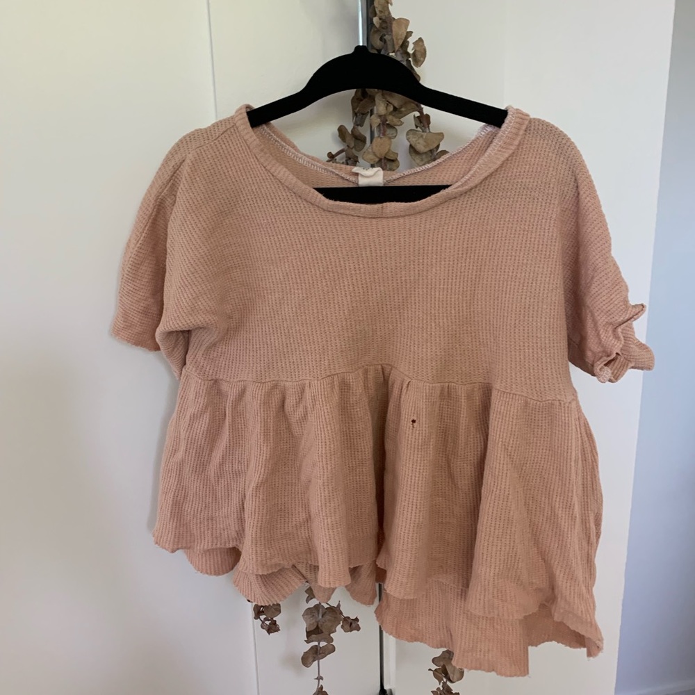 Rose and belle 2t waffle knit top